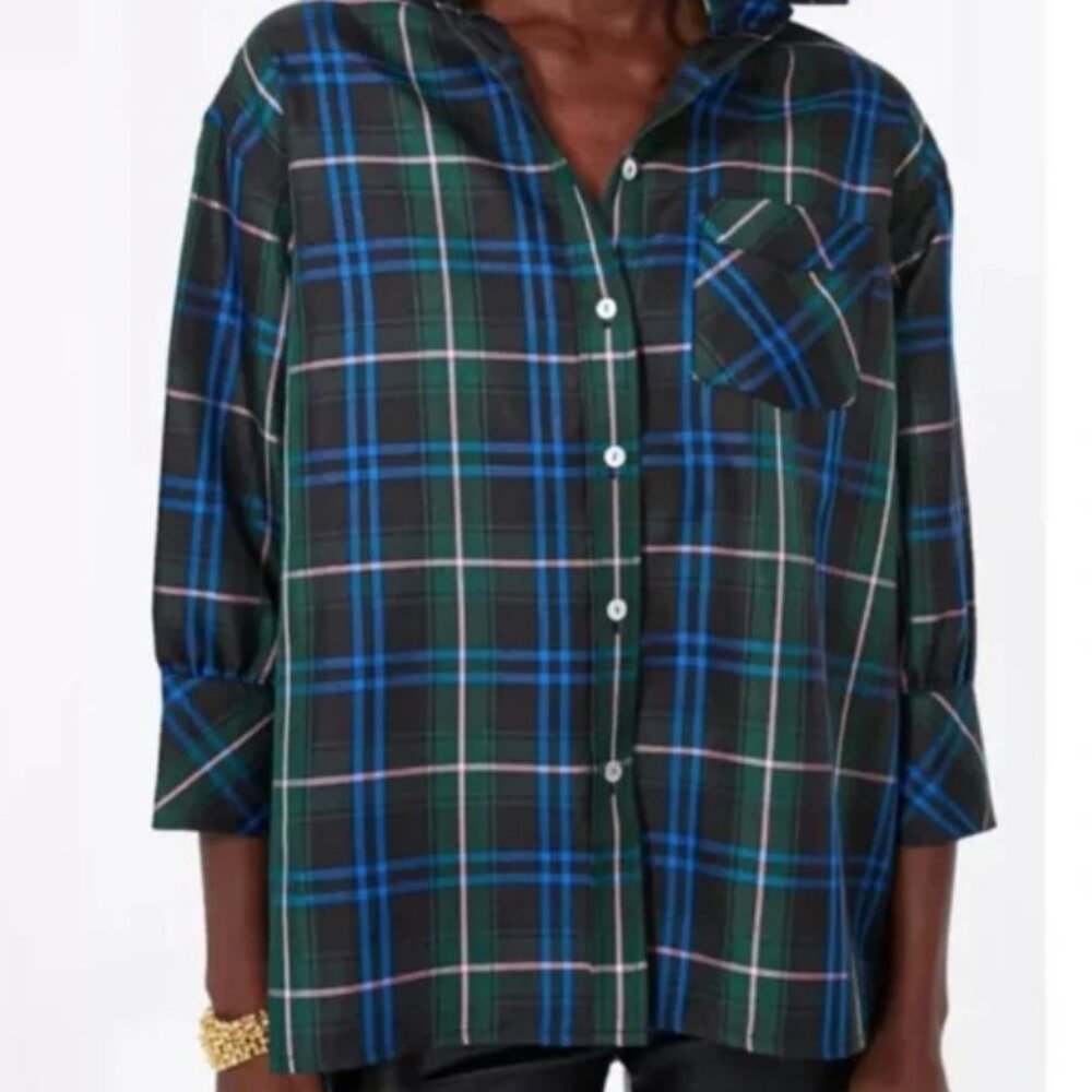 Tuckernuck Party Plaid Adair Shirt XXL